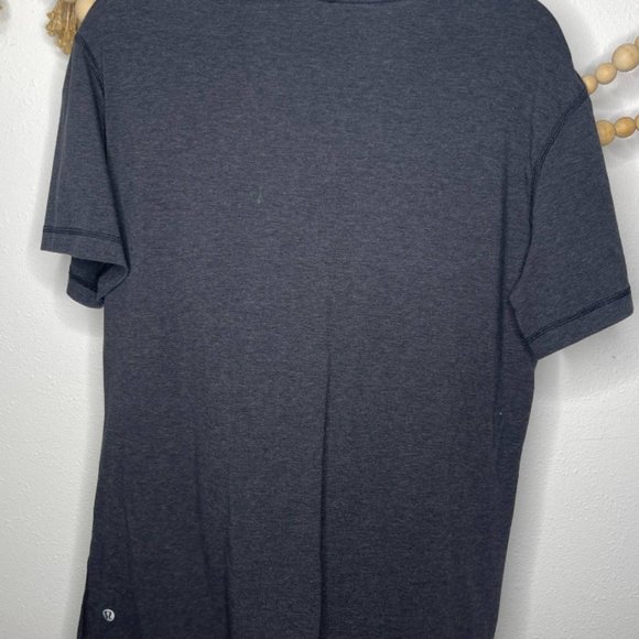 Lululemon Dark Gray V Neck T - Picture 2 of 4